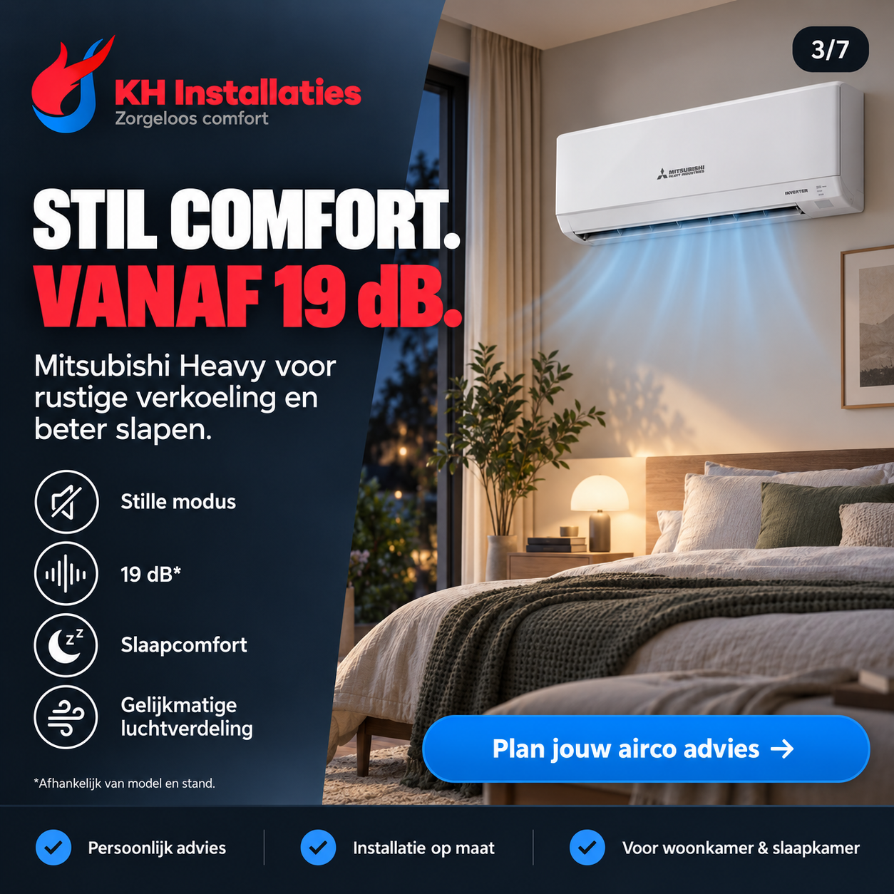 Stil comfort: de creative noemt 19 dB, met de vermelding dat dit afhangt van model en stand.