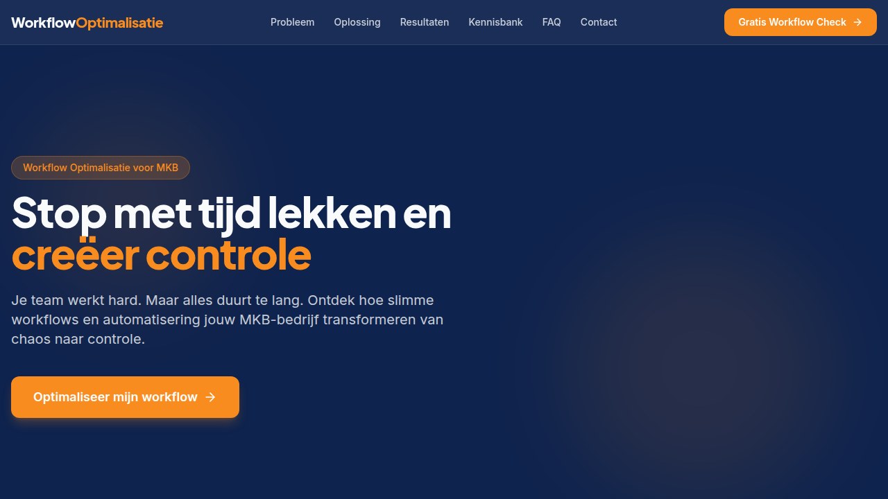 Homepage van Workflow Optimalisatie ↗